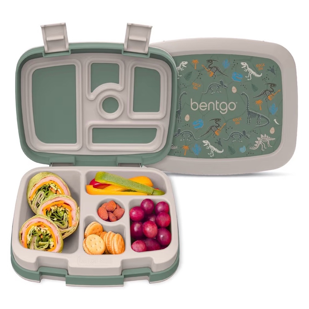 Bentgo Kids Prints Leak-Proof, 5-Compartment Bento-Style Kids Lunch Box